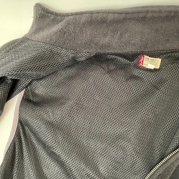 Levi's Fleece Zip Up Vest, Black/Grey, Size L - Picture 4 of 8